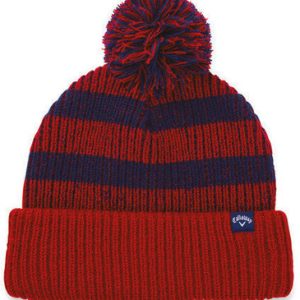 Callaway Pom Pom Beanie Red/Navy